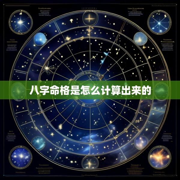 八字命格是怎么计算出来的