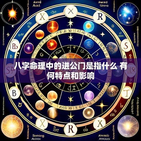 八字命理中的进公门是指什么 有何特点和影响