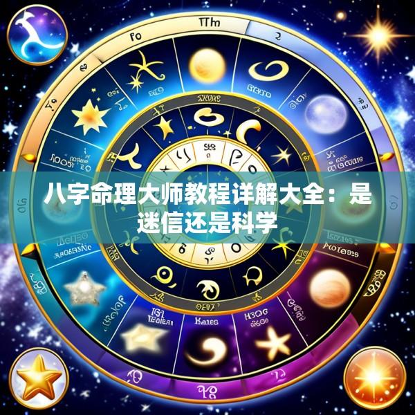 八字命理大师教程详解大全：是迷信还是科学