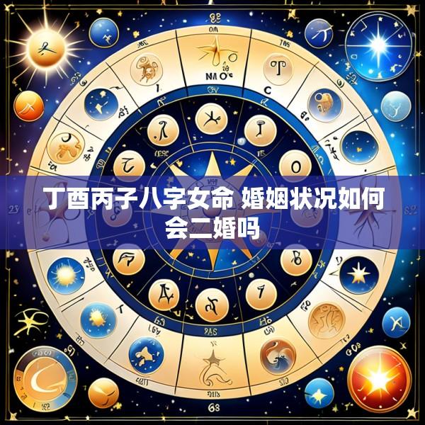 丁酉丙子八字女命 婚姻状况如何会二婚吗
