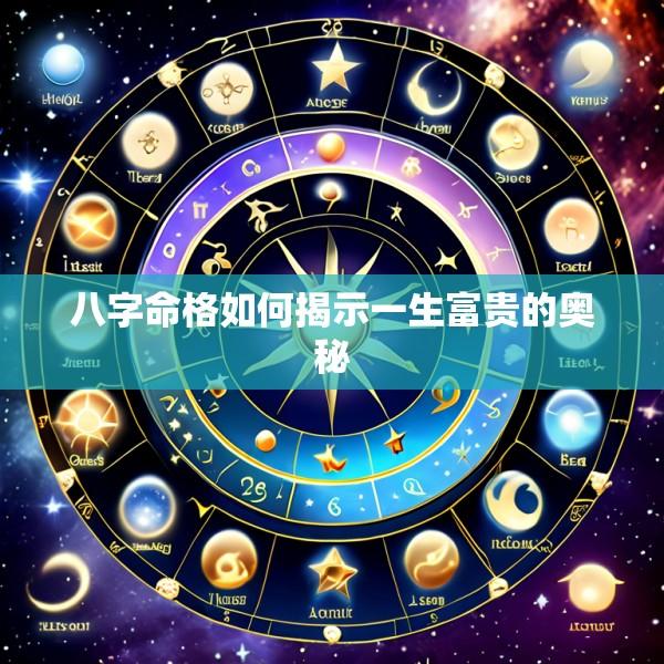 八字命格如何揭示一生富贵的奥秘