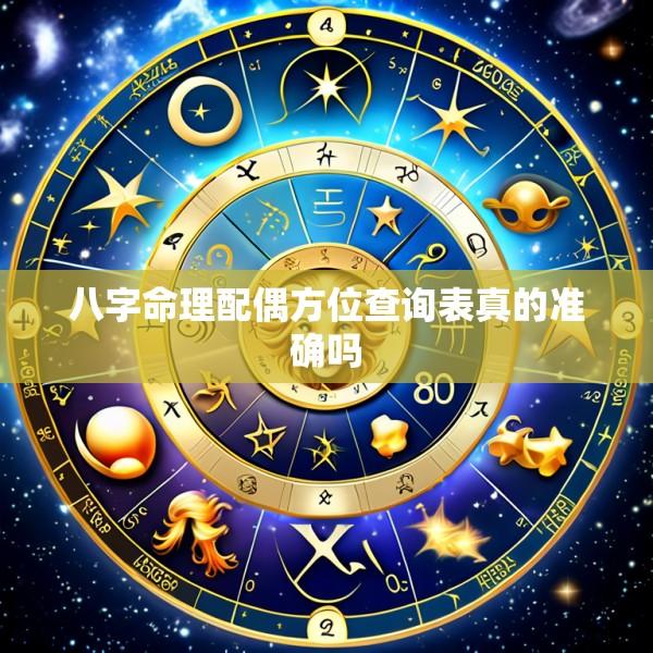 八字命理配偶方位查询表真的准确吗