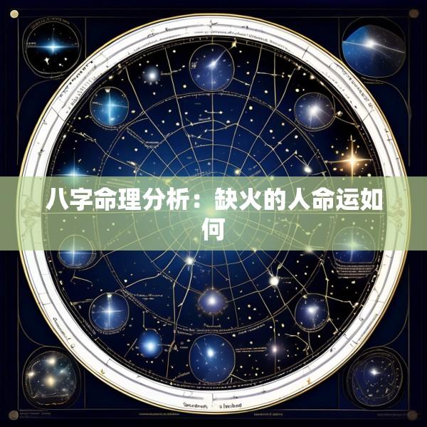 八字命理分析：缺火的人命运如何