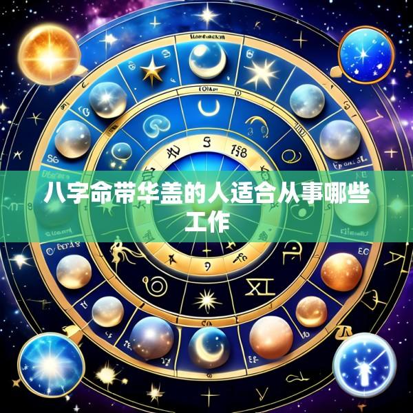 八字命带华盖的人适合从事哪些工作