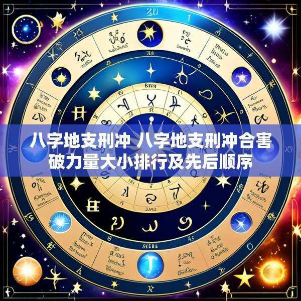 八字地支刑冲 八字地支刑冲合害破力量大小排行及先后顺序