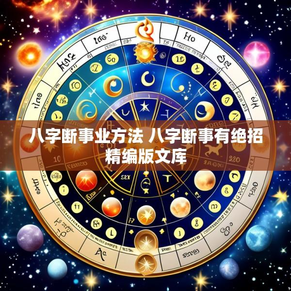 八字断事业方法 八字断事有绝招精编版文库