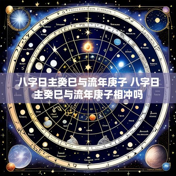 八字日主癸巳与流年庚子 八字日主癸巳与流年庚子相冲吗