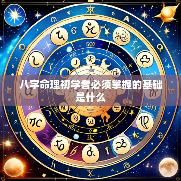 八字命理初学者必须掌握的基础是什么