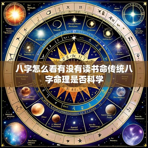八字怎么看有没有读书命传统八字命理是否科学