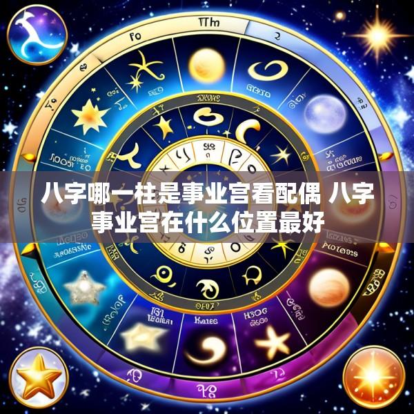 八字哪一柱是事业宫看配偶 八字事业宫在什么位置最好