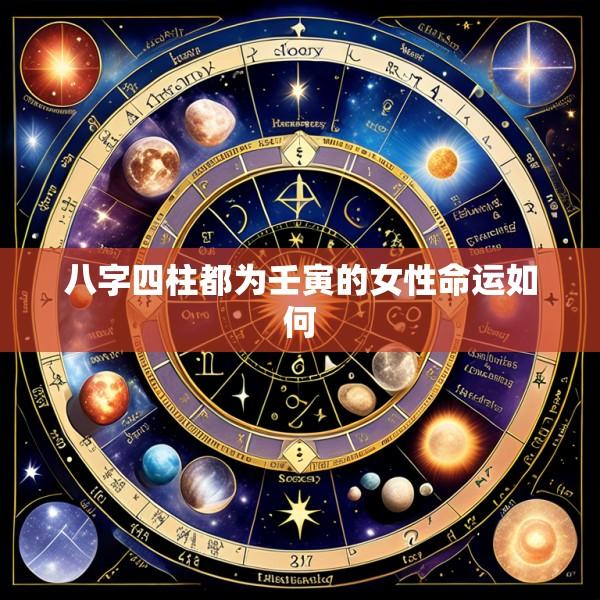 八字四柱都为壬寅的女性命运如何