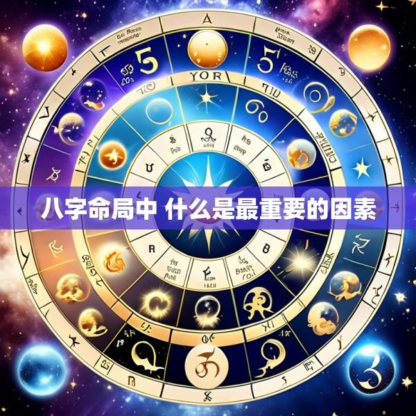 八字命局中 什么是最重要的因素