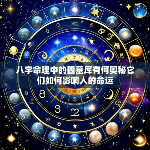 八字命理中的四墓库有何奥秘它们如何影响人的命运