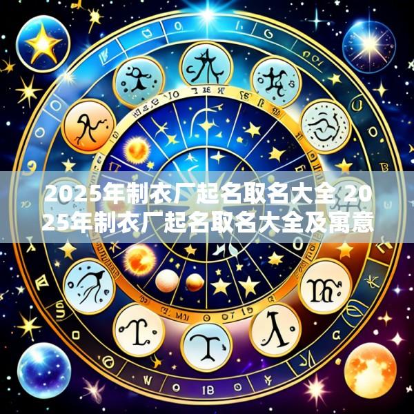 2025年制衣厂起名取名大全 2025年制衣厂起名取名大全及寓意