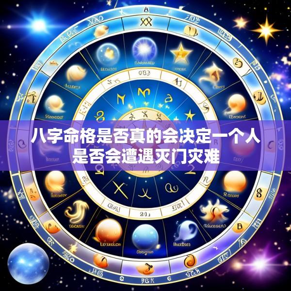 八字命格是否真的会决定一个人是否会遭遇灭门灾难