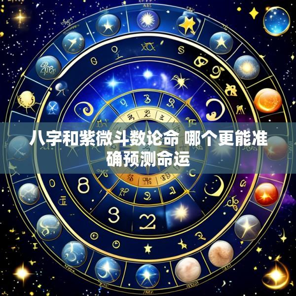 八字和紫微斗数论命 哪个更能准确预测命运