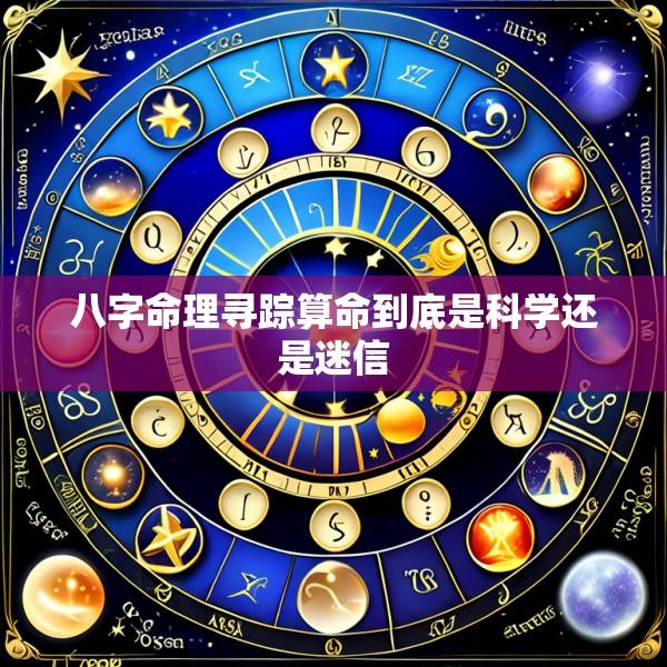 八字命理寻踪算命到底是科学还是迷信