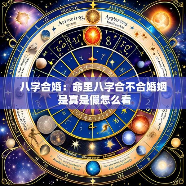 八字合婚：命里八字合不合婚姻 是真是假怎么看