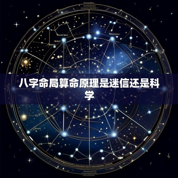 八字命局算命原理是迷信还是科学