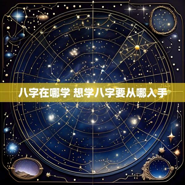 八字在哪学 想学八字要从哪入手