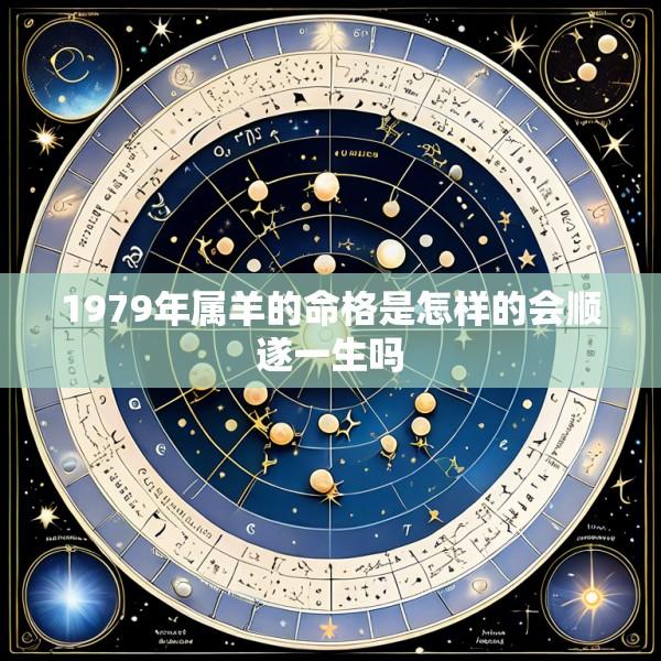 1979年属羊的命格是怎样的会顺遂一生吗