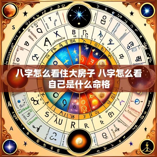 八字怎么看住大房子 八字怎么看自己是什么命格
