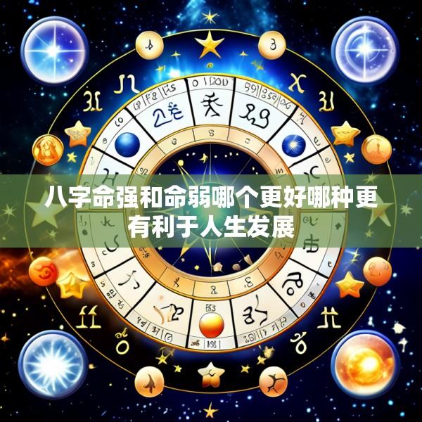 八字命强和命弱哪个更好哪种更有利于人生发展