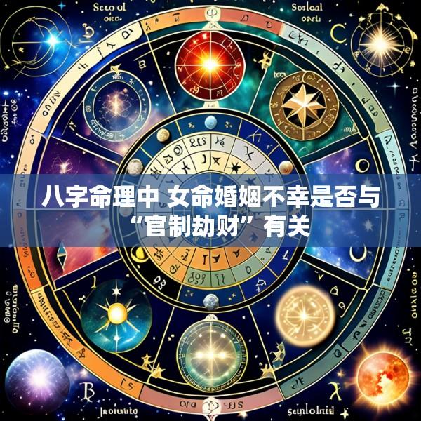 八字命理中 女命婚姻不幸是否与“官制劫财”有关