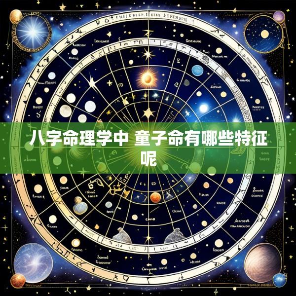 八字命理学中 童子命有哪些特征呢