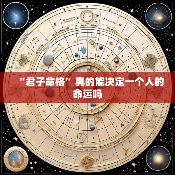 “君子命格”真的能决定一个人的命运吗