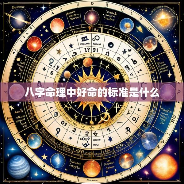 八字命理中好命的标准是什么