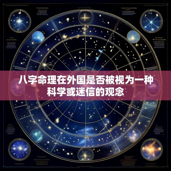 八字命理在外国是否被视为一种科学或迷信的观念