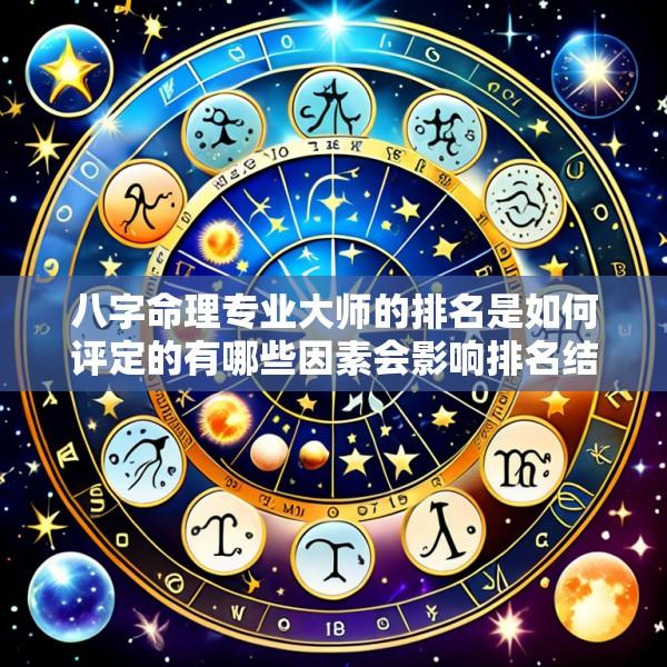 八字命理专业大师的排名是如何评定的有哪些因素会影响排名结果