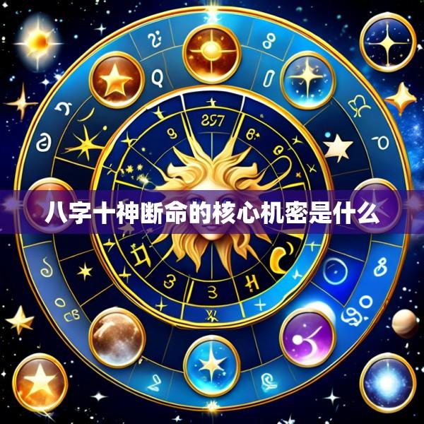 八字十神断命的核心机密是什么