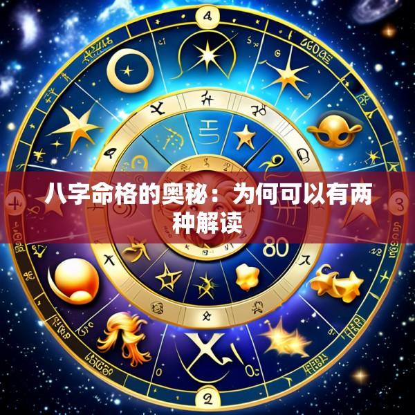 八字命格的奥秘：为何可以有两种解读