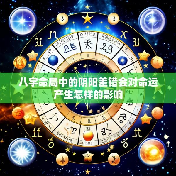 八字命局中的阴阳差错会对命运产生怎样的影响