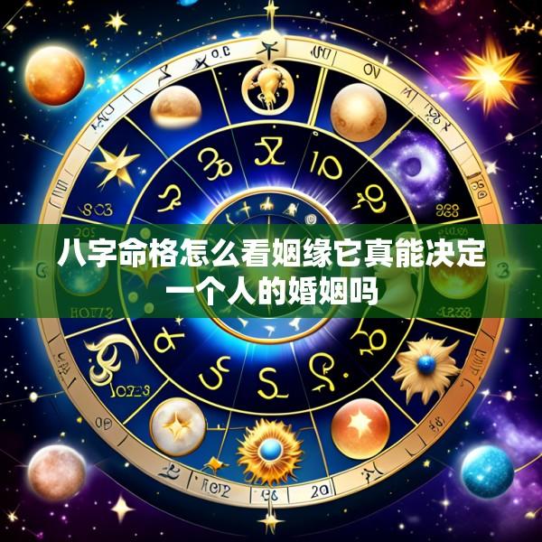 八字命格怎么看姻缘它真能决定一个人的婚姻吗