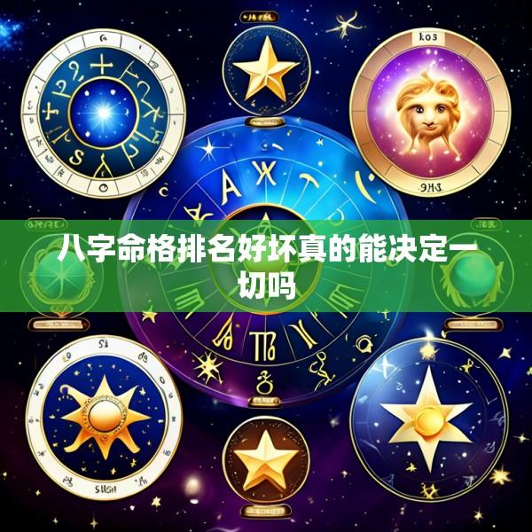 八字命格排名好坏真的能决定一切吗