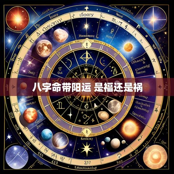 八字命带阳运 是福还是祸