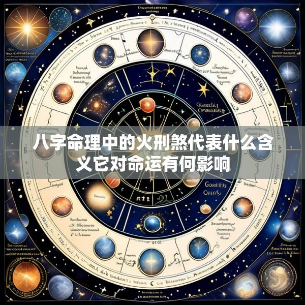 八字命理中的火刑煞代表什么含义它对命运有何影响
