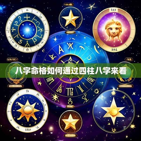 八字命格如何通过四柱八字来看