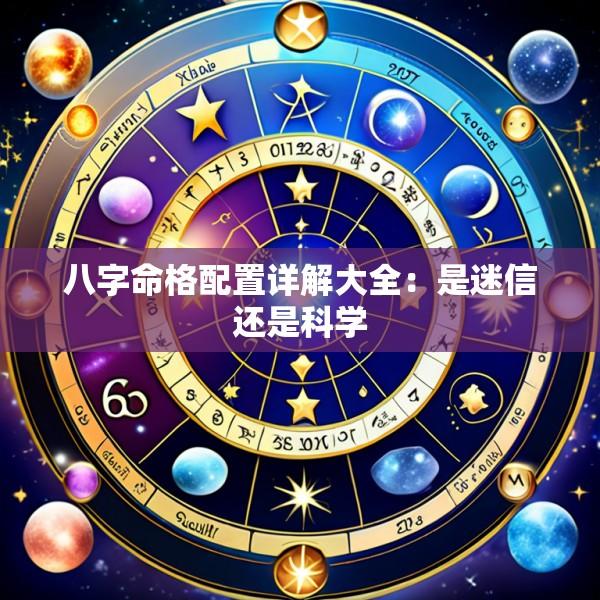 八字命格配置详解大全：是迷信还是科学