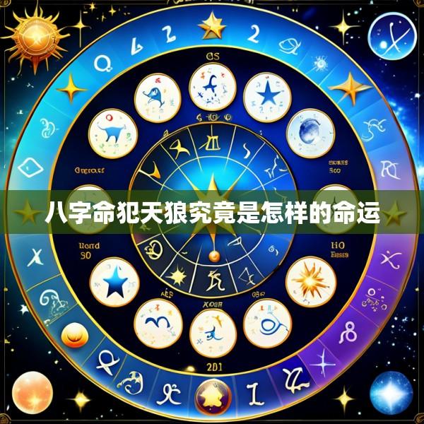 八字命犯天狼究竟是怎样的命运