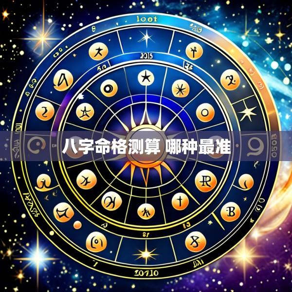 八字命格测算 哪种最准