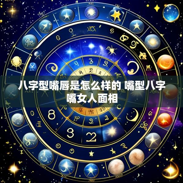 八字型嘴唇是怎么样的 嘴型八字嘴女人面相