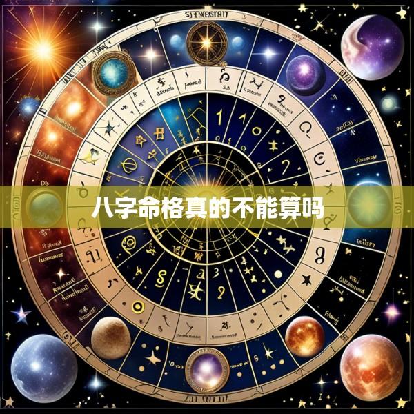 八字命格真的不能算吗