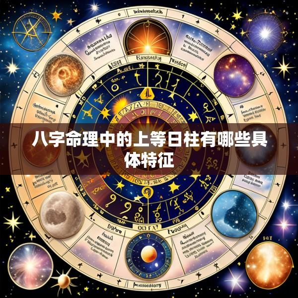 八字命理中的上等日柱有哪些具体特征