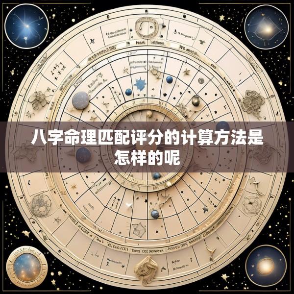 八字命理匹配评分的计算方法是怎样的呢