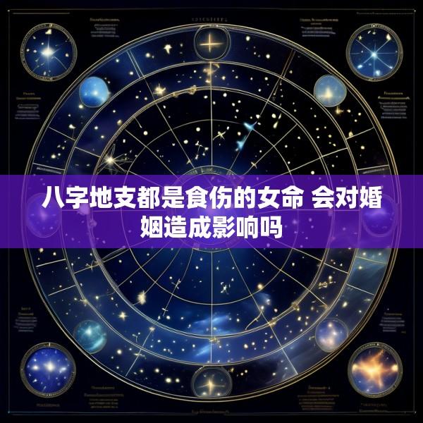 八字地支都是食伤的女命 会对婚姻造成影响吗