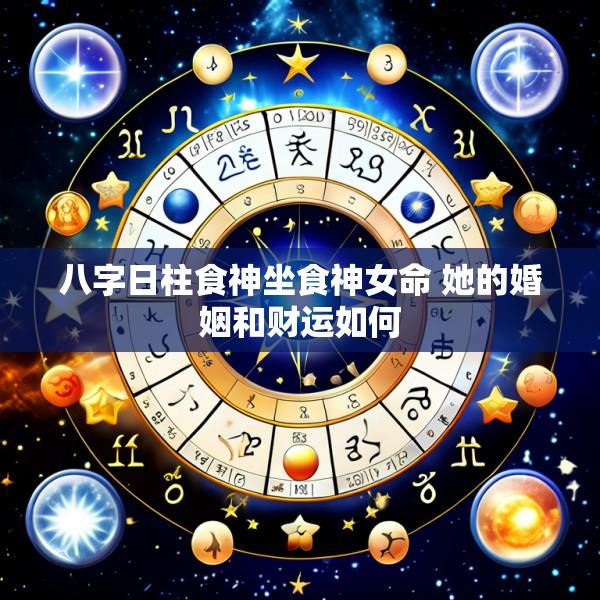 八字日柱食神坐食神女命 她的婚姻和财运如何